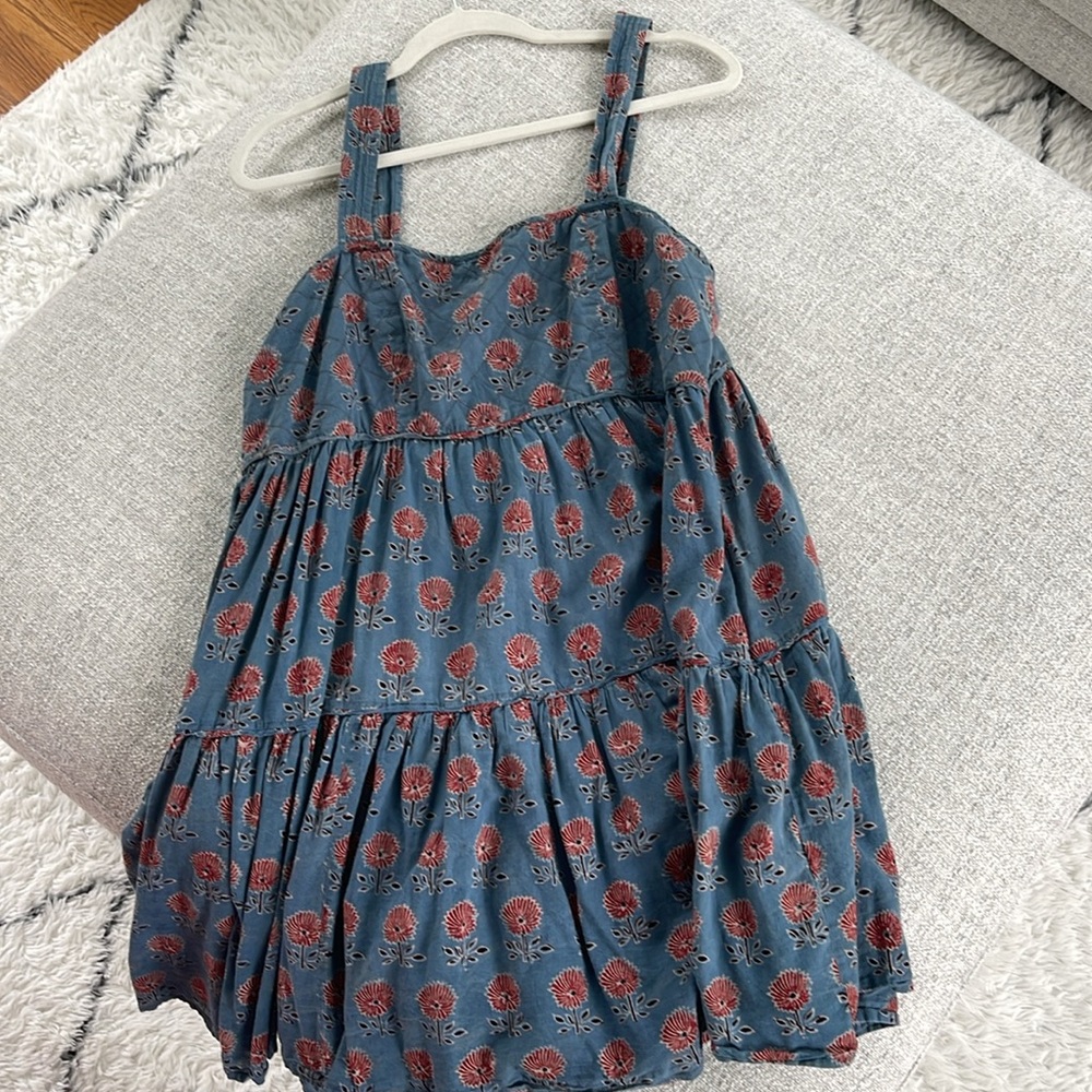 Christy Dawn Dress The Ollie Indigo Sunflower
